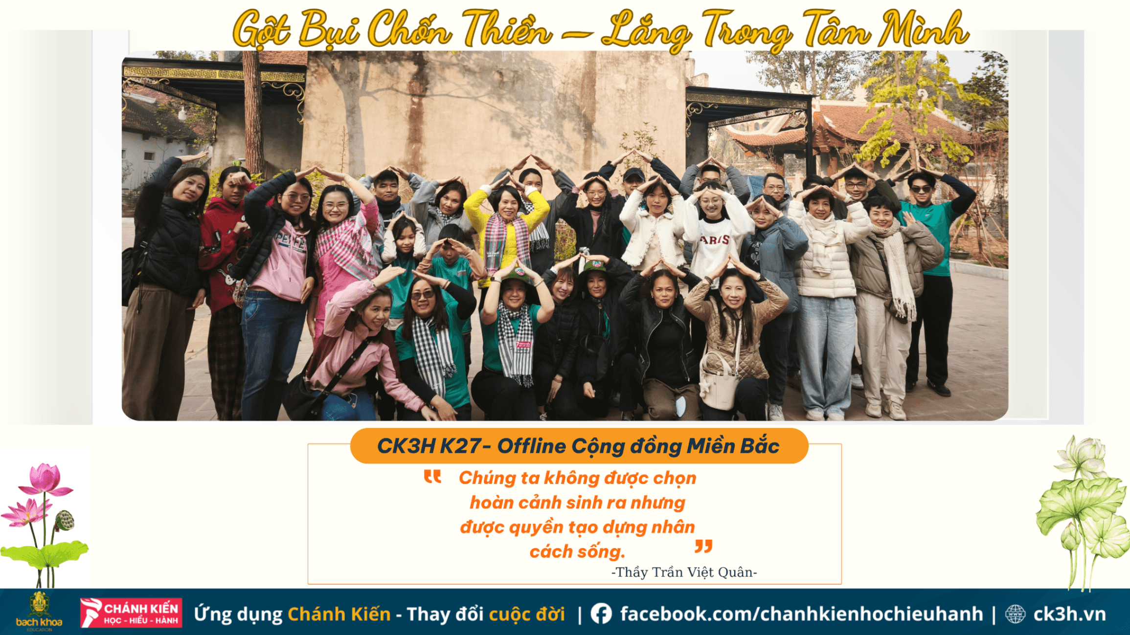 Gột Bụi Chốn Thiền – Lắng Trong Tâm Mình