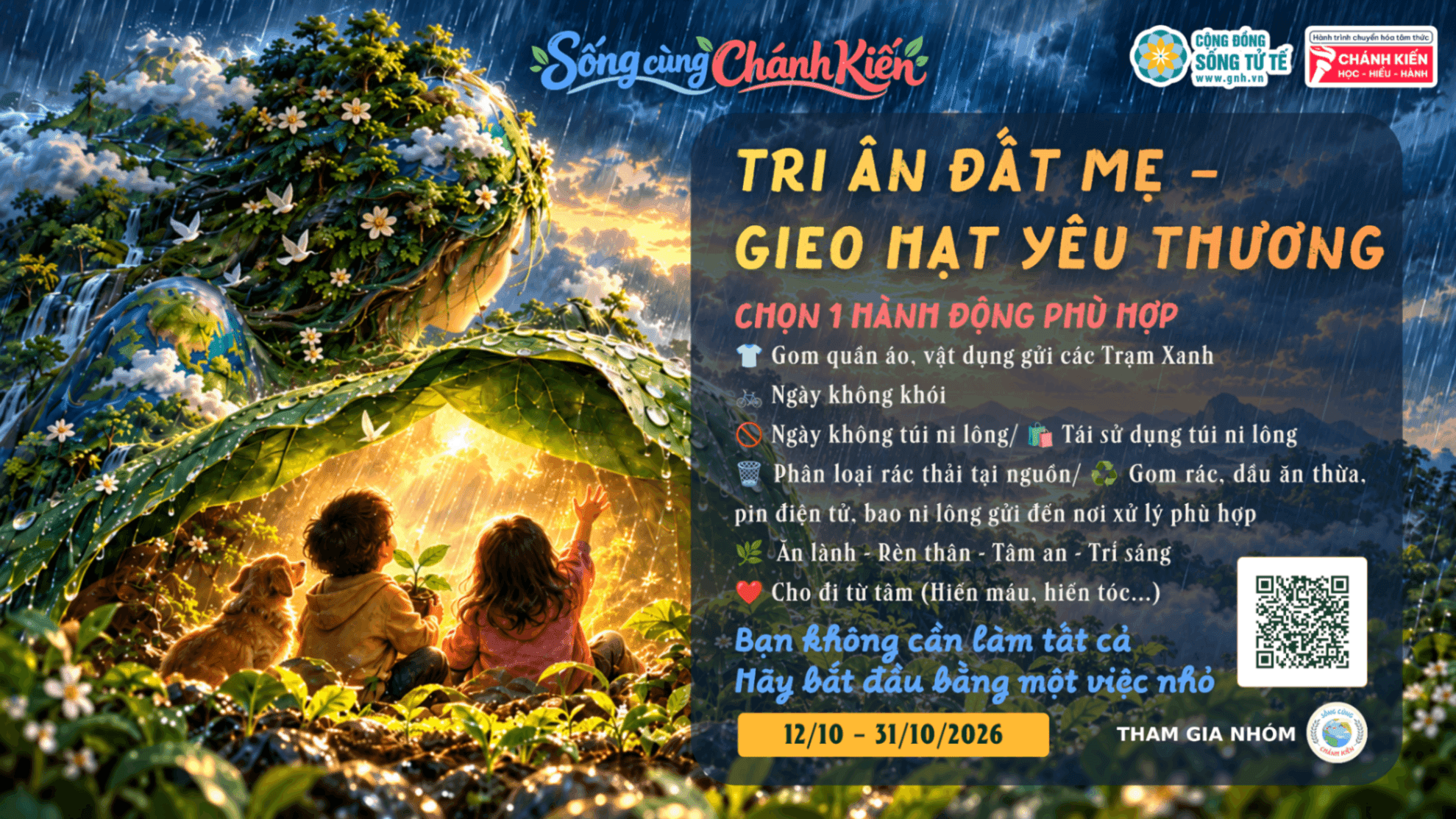 Tri ân Đất Mẹ - Gieo hạt yêu thương